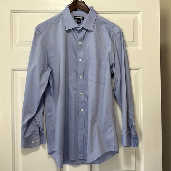 Land’s End Men’s Dress Shirt - Picture 1 of 7